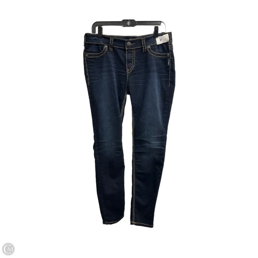 Jeans Skinny By Silver In Blue, Size: 14