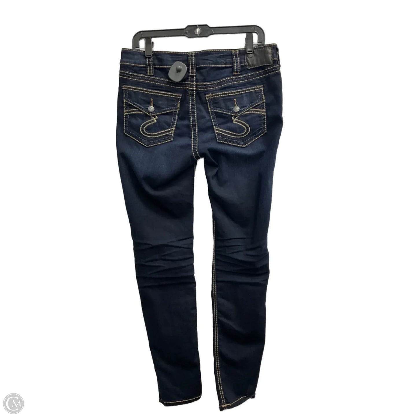 Jeans Skinny By Silver In Blue, Size: 14
