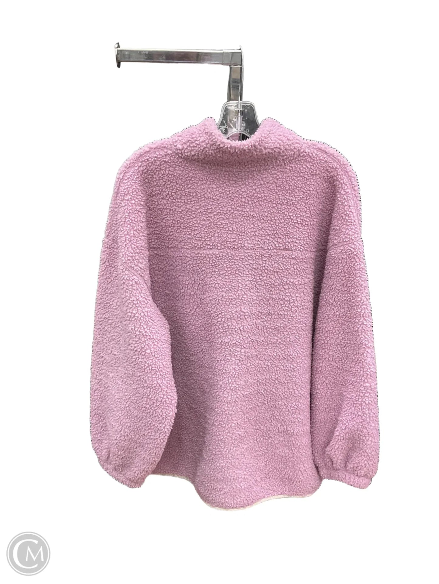 Jacket Faux Fur & Sherpa By Universal Thread In Pink, Size: 1x