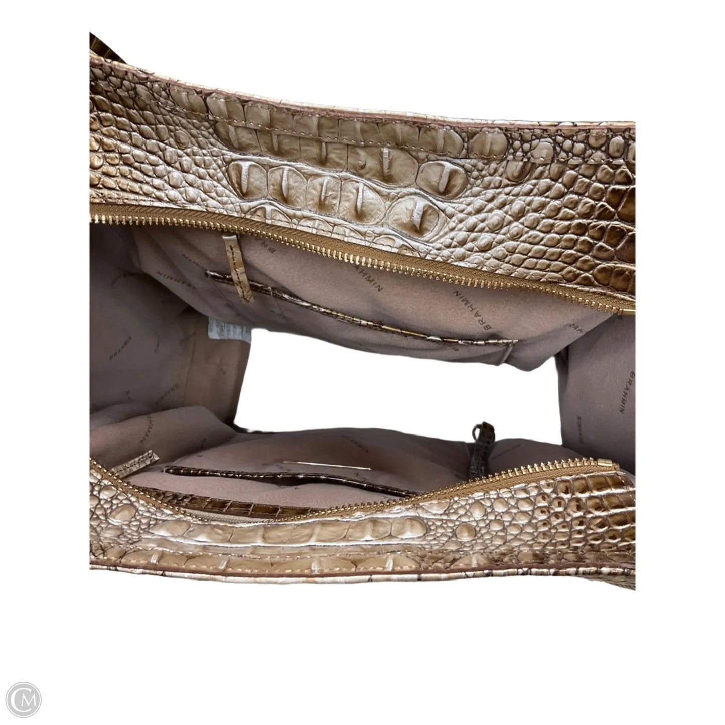 Handbag Designer By Brahmin, Size: Large