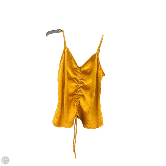 Top Sleeveless By Nine West In Yellow, Size: S