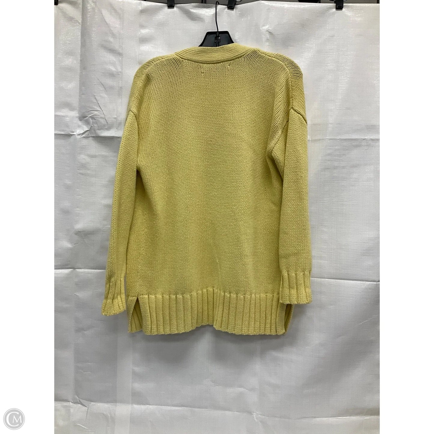Cardigan By Loft In Yellow, Size: Xs