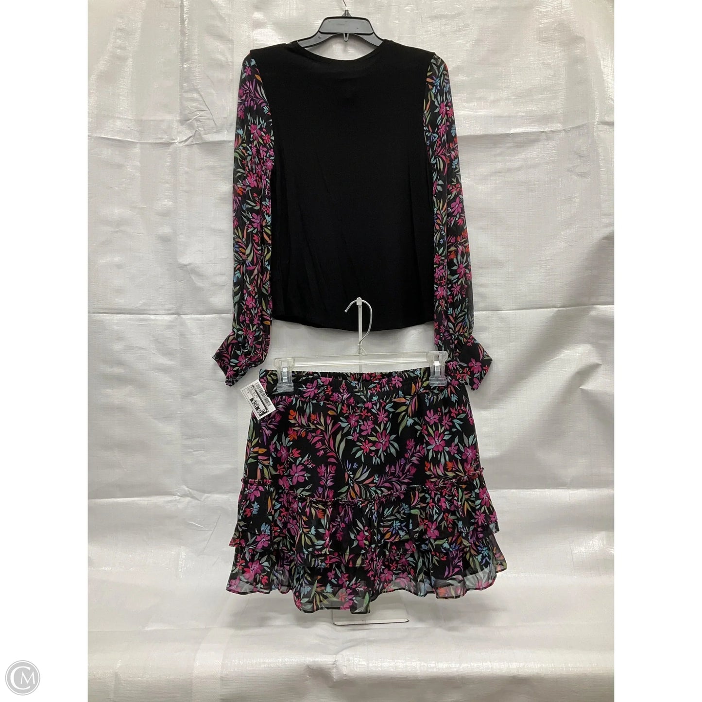 Skirt Set 2pc By Cma In Floral Print, Size: S