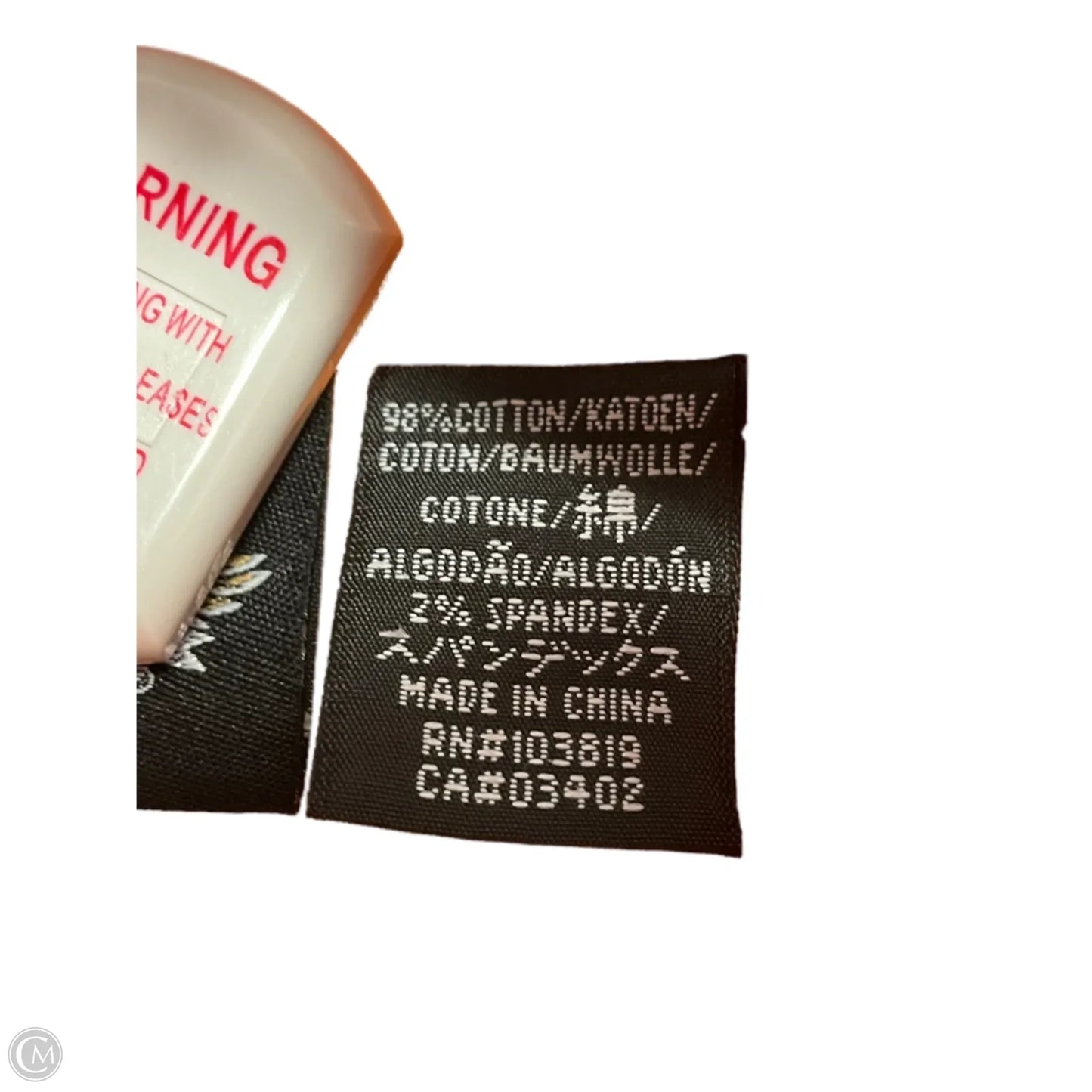 Blouse Short Sleeve By Harley Davidson In Orange, Size: L