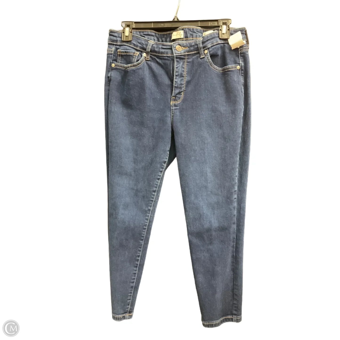 Jeans Skinny By Wonderly In Blue, Size: 12p