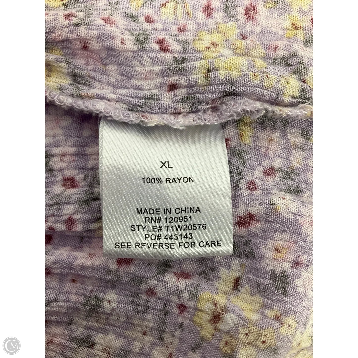 Top Long Sleeve By Hippie Rose In Purple, Size: Xl