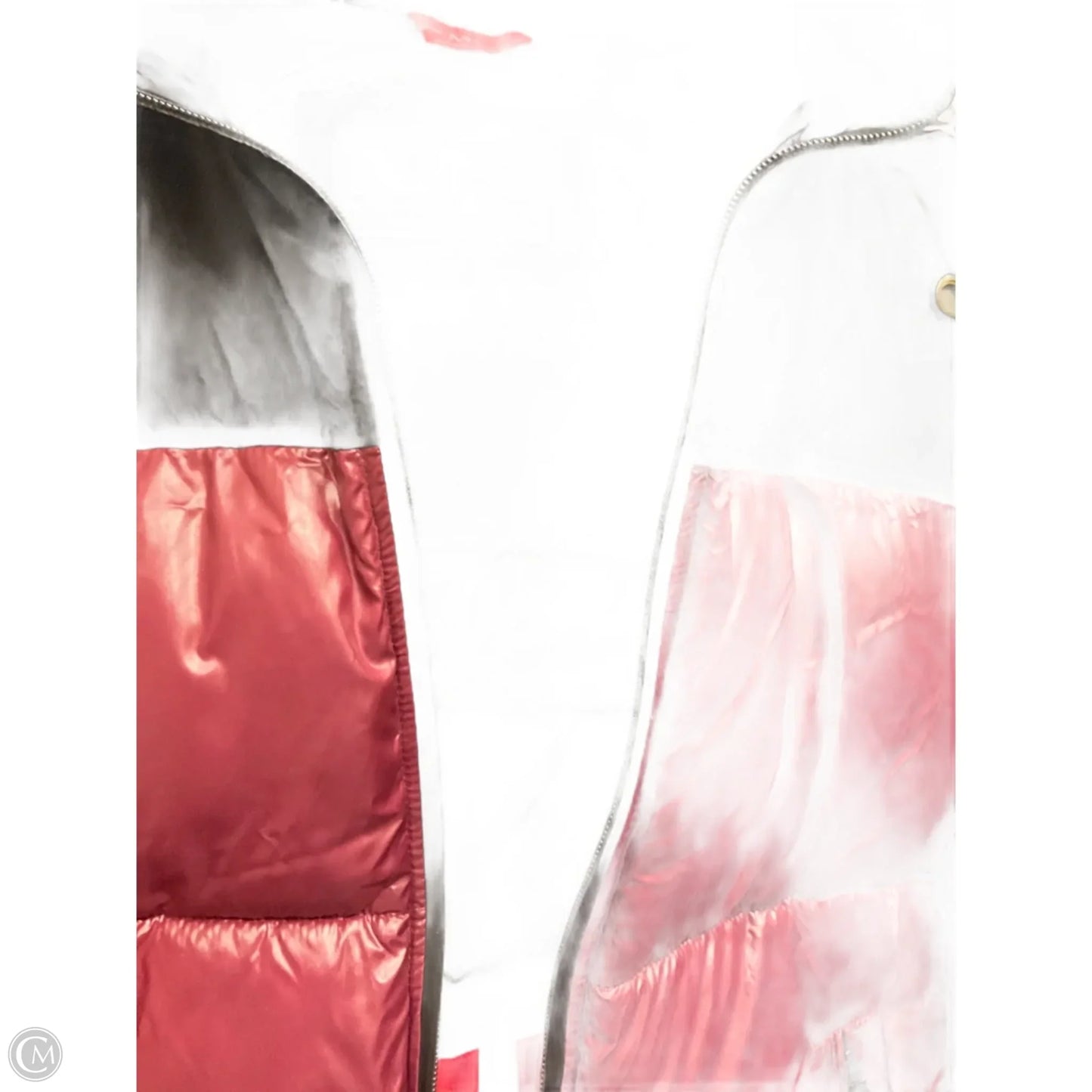 Coat Designer By Michael Kors In Maroon, Size: M