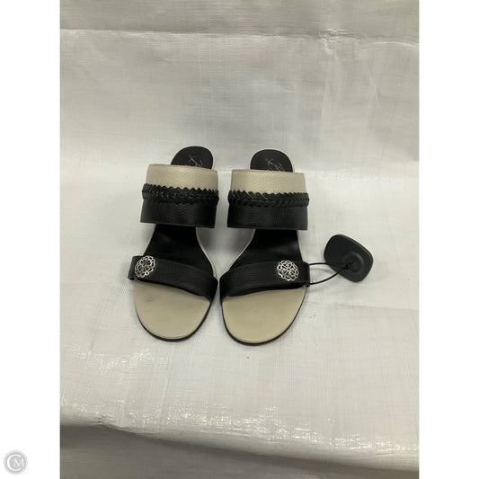 Shoes Heels Wedge By Brighton In Black, Size: 7.5