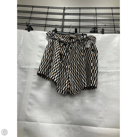 Shorts By Ann Taylor In Black & Tan, Size: 16