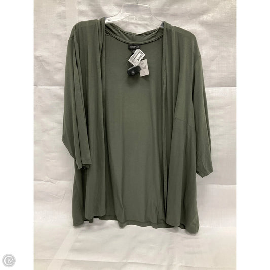 Cardigan By J. Jill In Green, Size: 3x