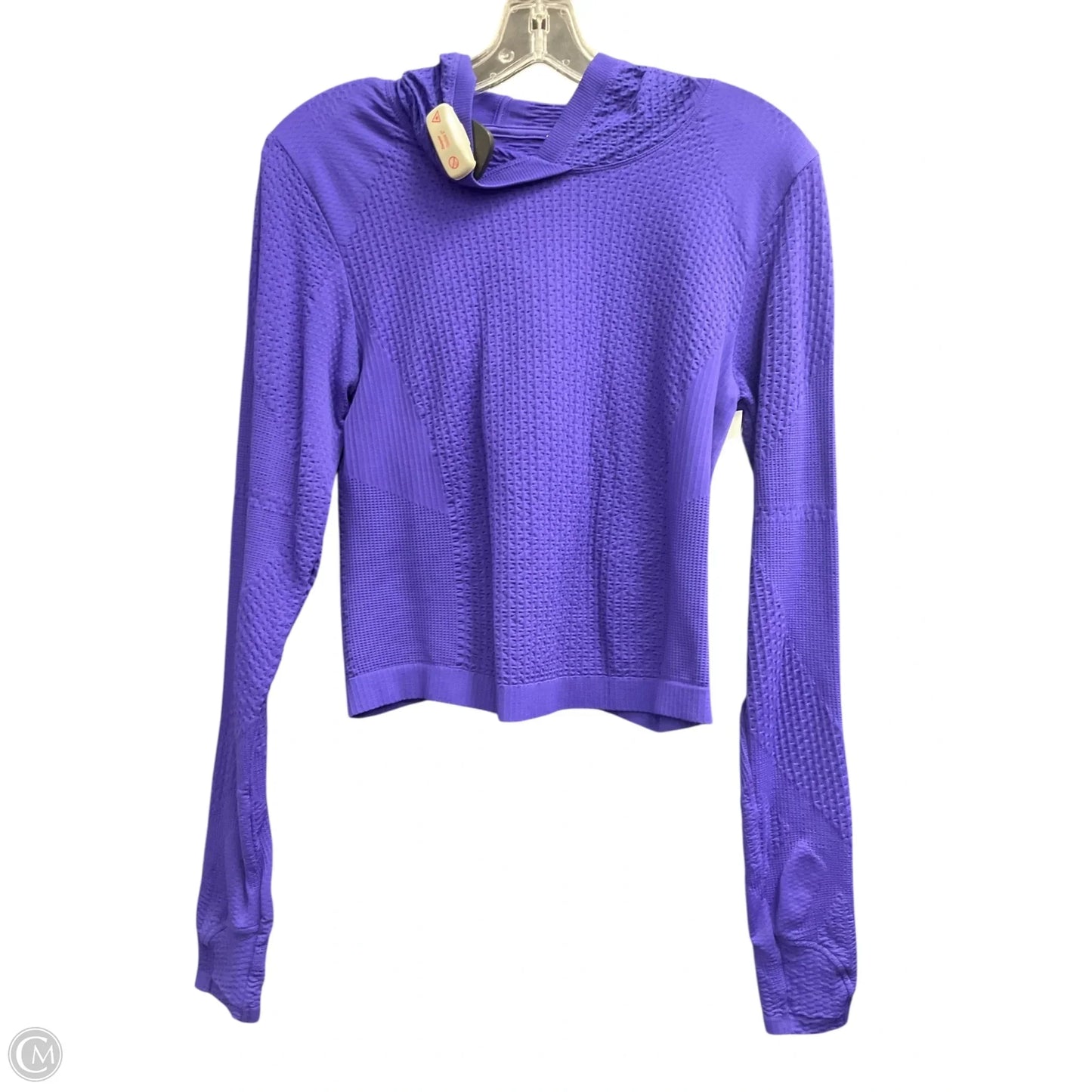Athletic Top Long Sleeve Hoodie By Athleta In Purple, Size: S
