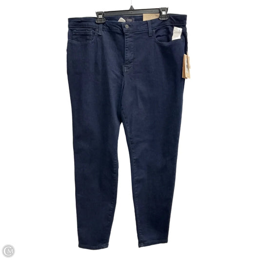 Jeans Skinny By Not Your Daughters Jeans In Blue Denim, Size: 18