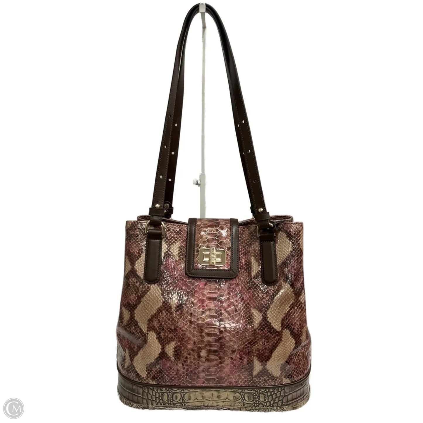 Handbag Designer By Brahmin, Size: Large