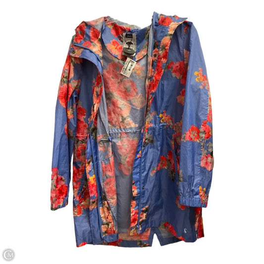 Jacket Windbreaker By Joules In Floral Print, Size: M