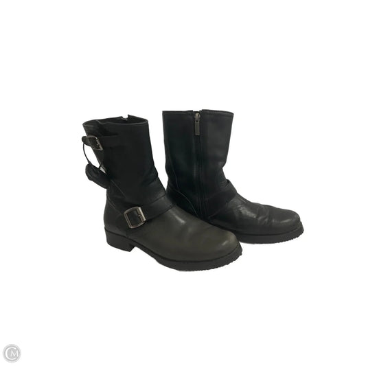 Boots Ankle Flats By Harley Davidson In Black, Size: 8.5
