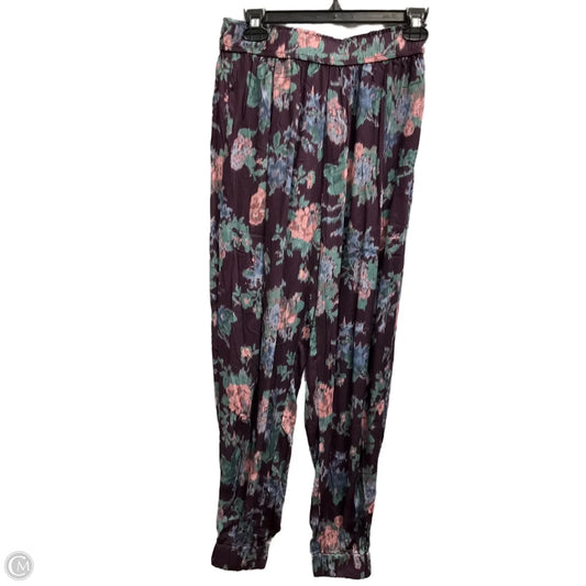 Pants Lounge By Olivaceous In Floral Print, Size: M