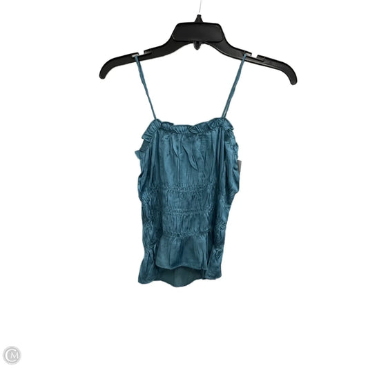 Top Sleeveless By Olivaceous In Blue, Size: M