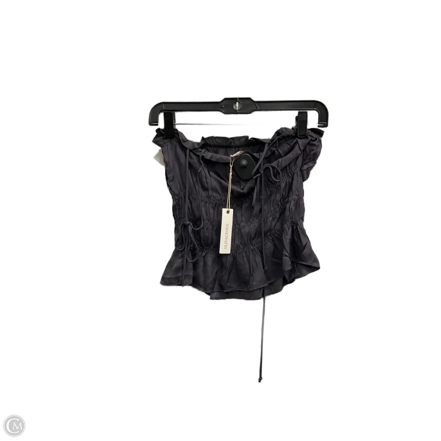 Top Sleeveless By Olivaceous In Grey, Size: L