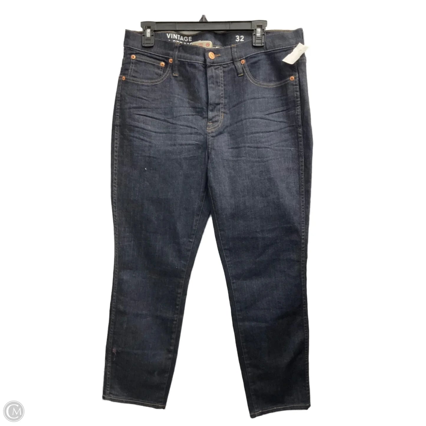 Jeans Straight By J. Crew In Blue Denim, Size: 14