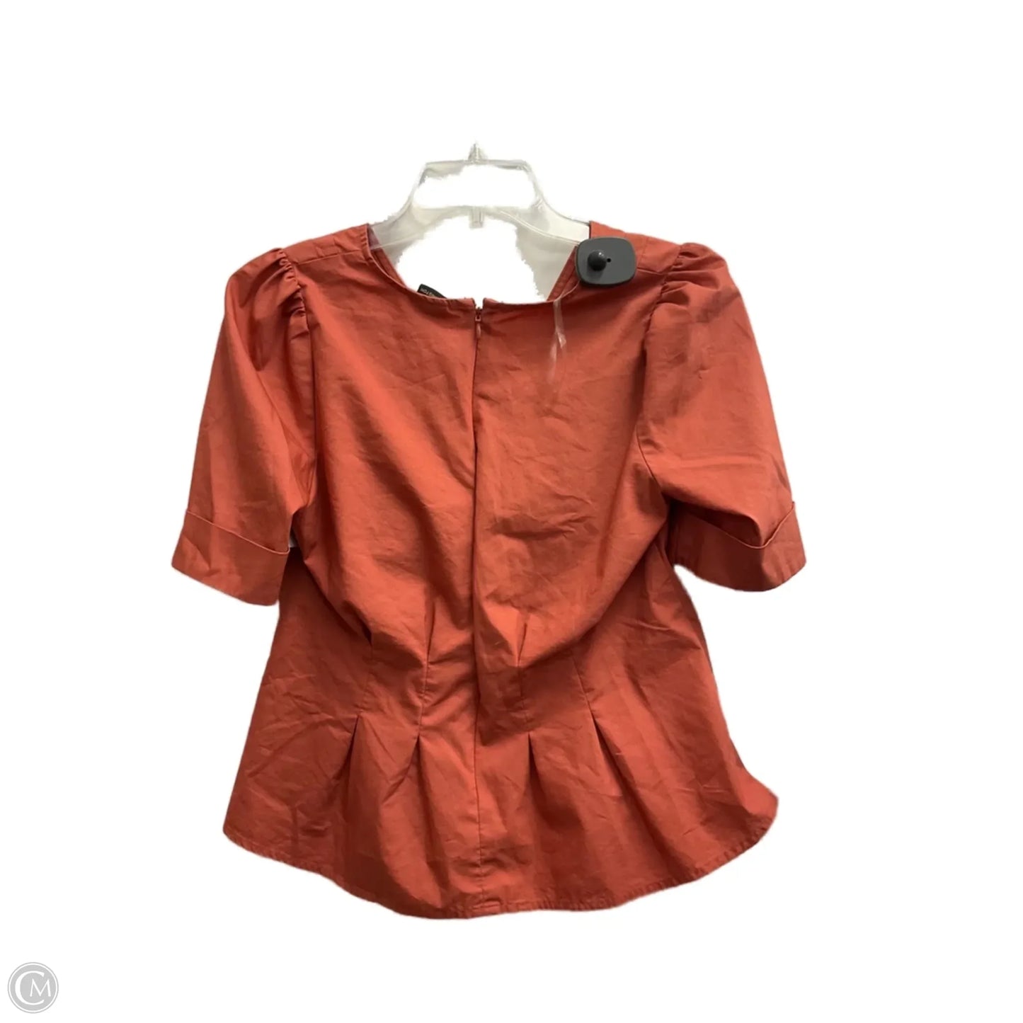 Top Short Sleeve By Worthington In Orange, Size: S