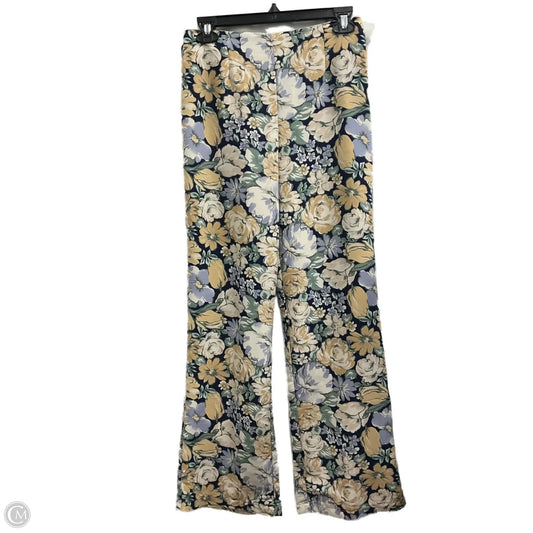 Pants Lounge By Clothes Mentor In Floral Print, Size: M