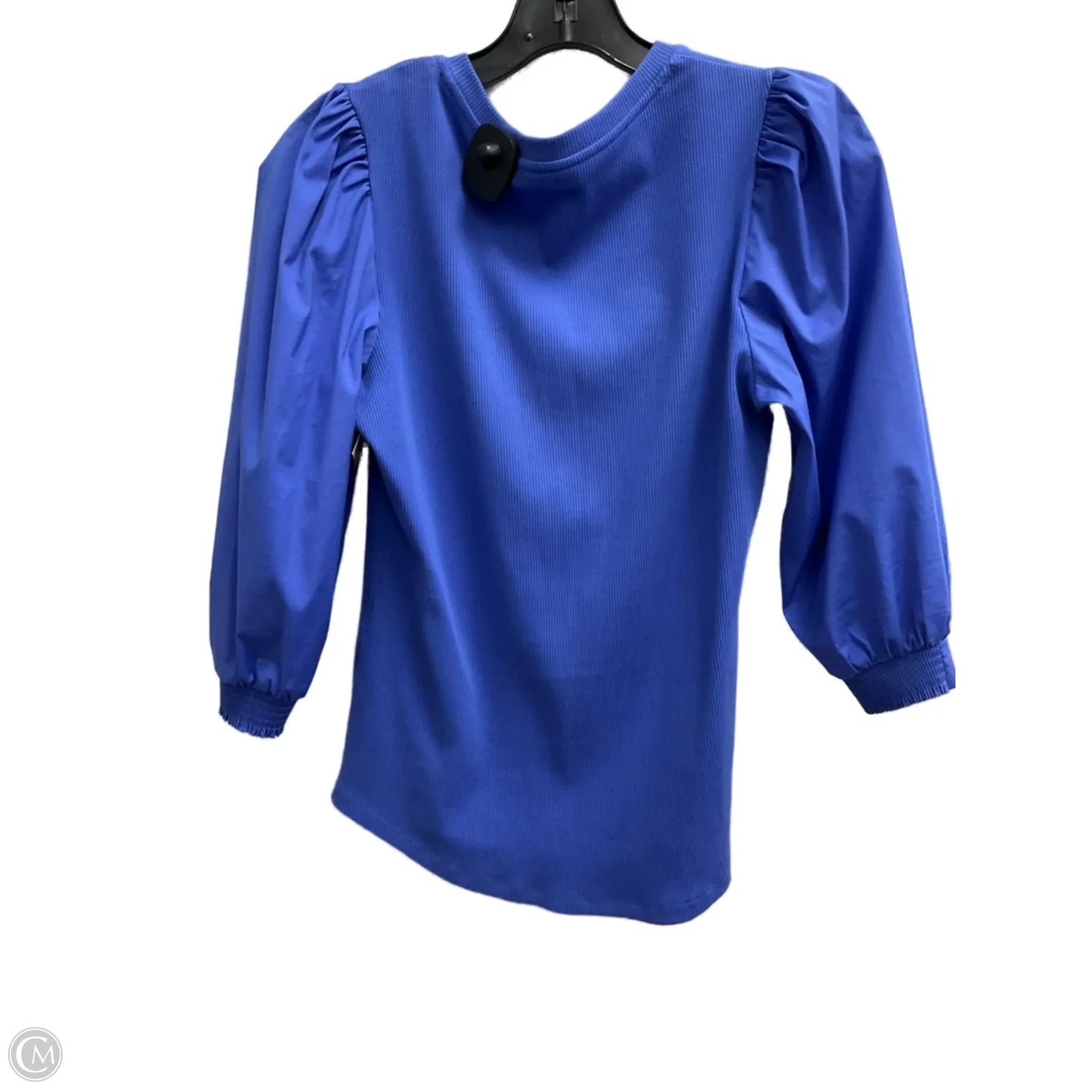 Top 3/4 Sleeve By Chicos In Blue, Size: S
