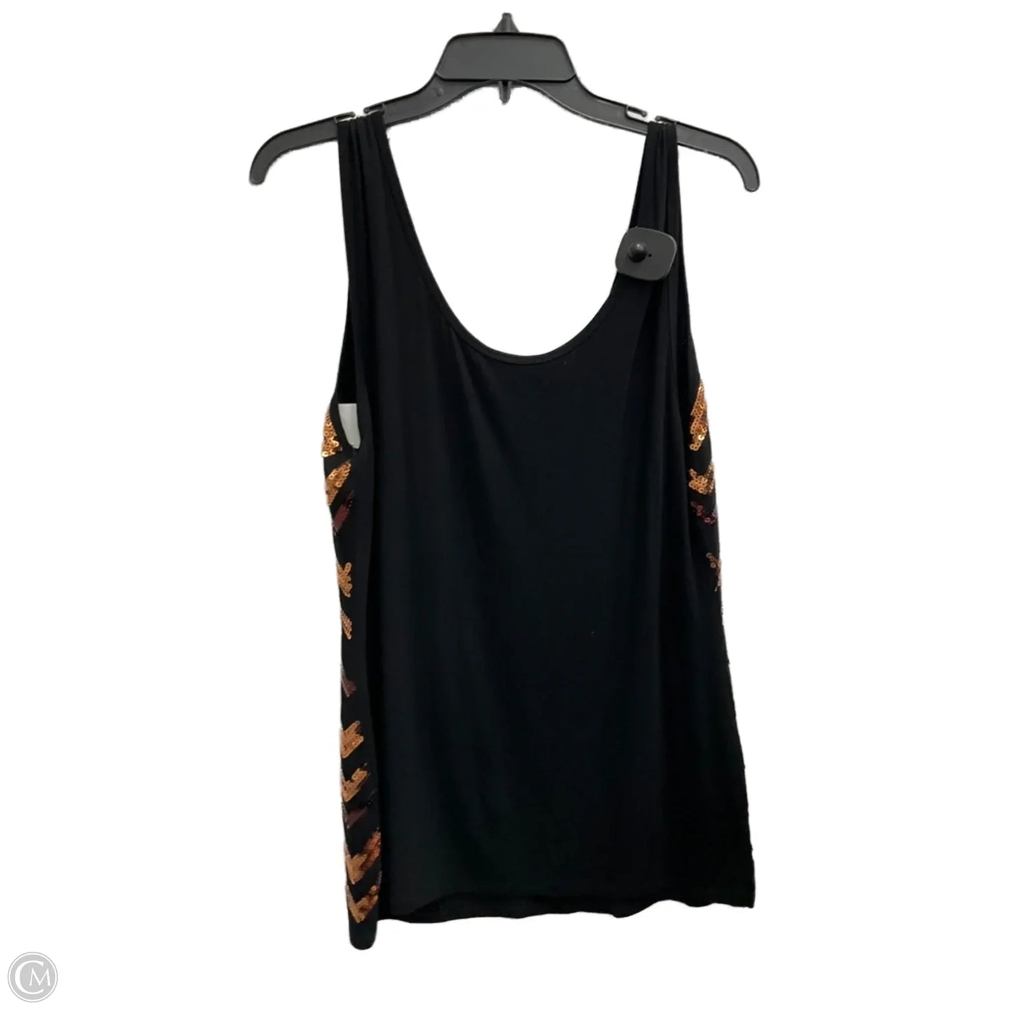 Top Sleeveless By Carmen By Carmen Marc Valvo In Tan, Size: L