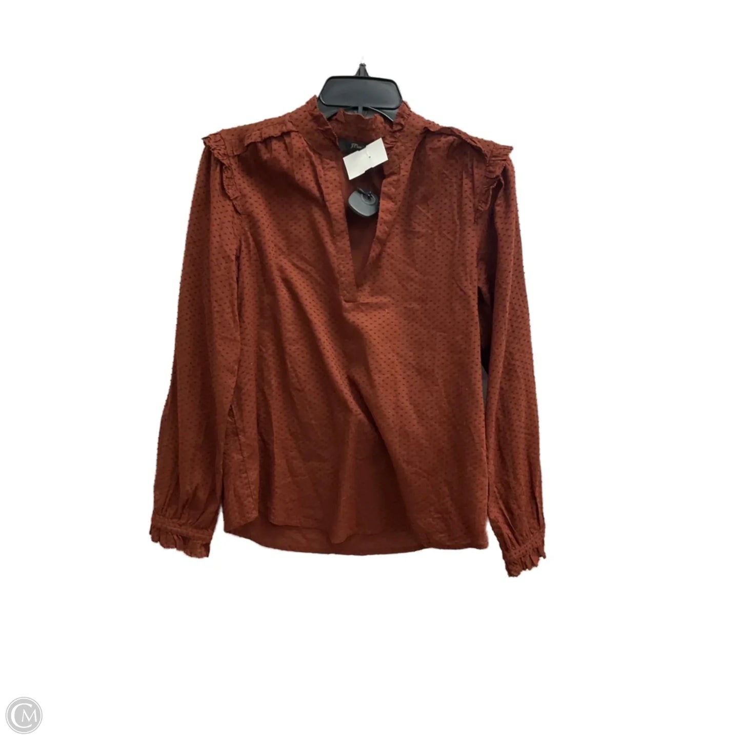 Top Long Sleeve By J. Crew In Orange, Size: Xs