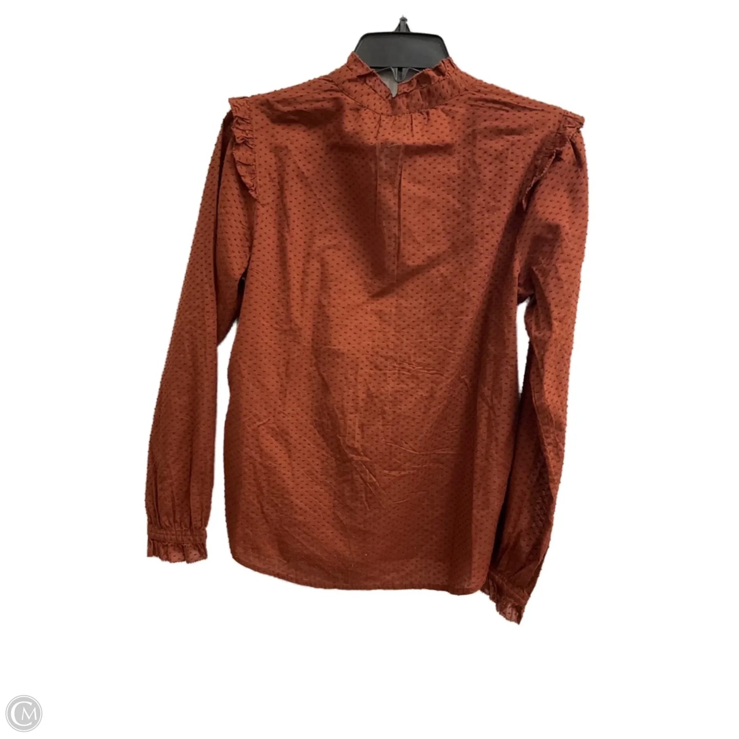 Top Long Sleeve By J. Crew In Orange, Size: Xs