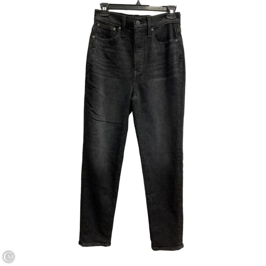 Jeans Straight By Madewell In Black, Size: 2