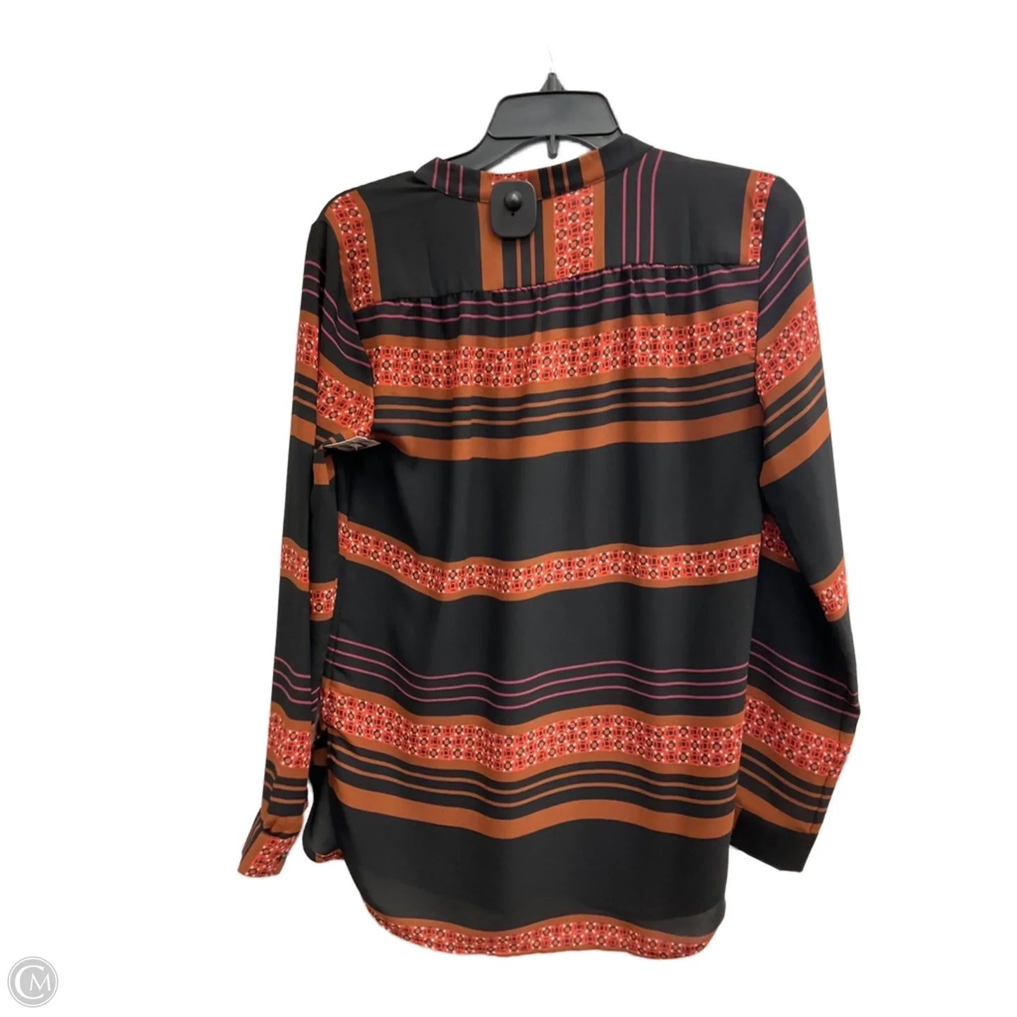 Top Long Sleeve By Loft In Striped Pattern, Size: Xs