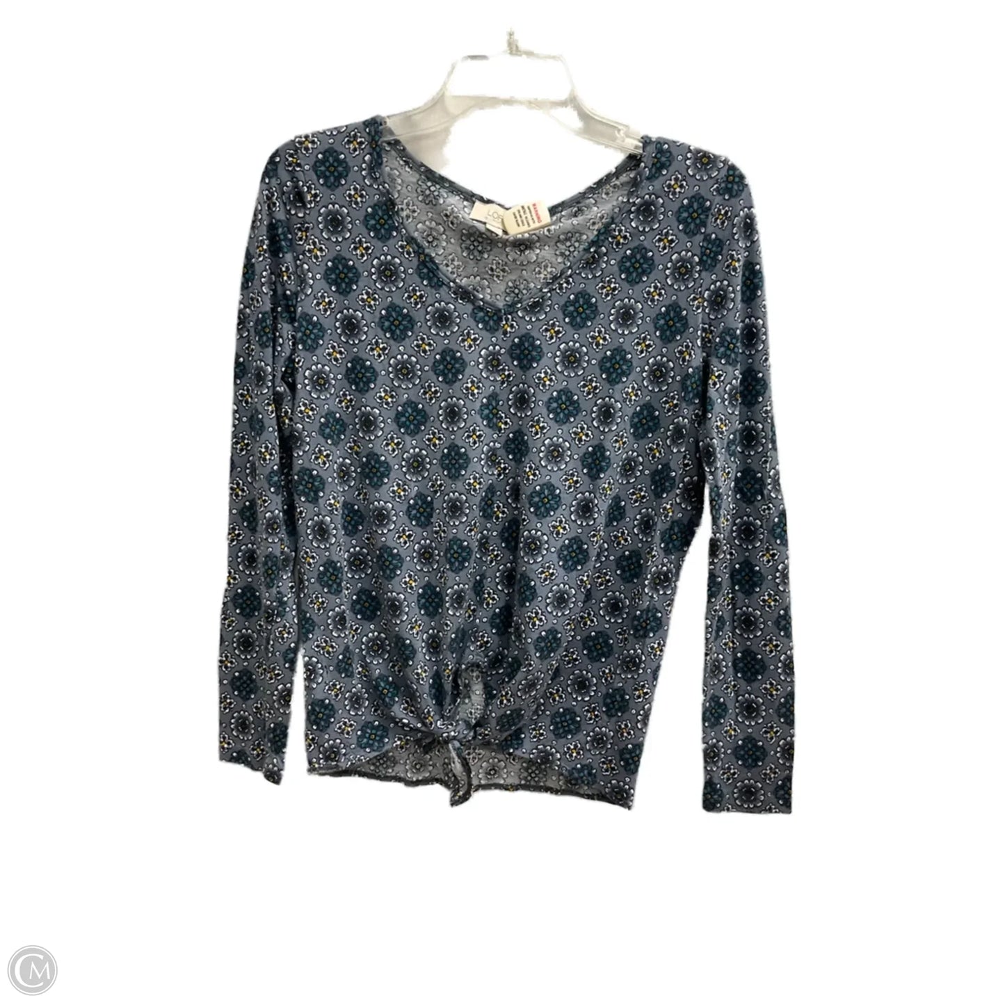 Top Long Sleeve By Loft In Blue, Size: S