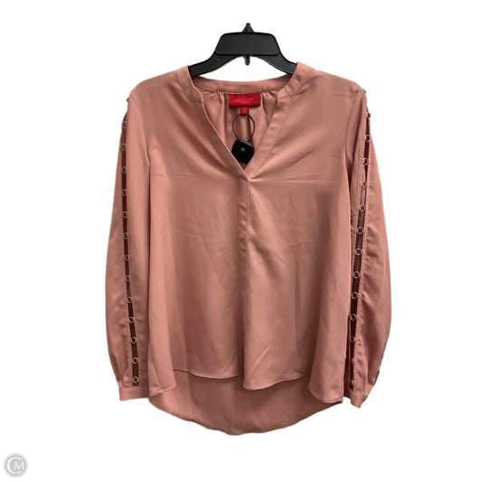 Top Long Sleeve By Jennifer Lopez In Pink, Size: S