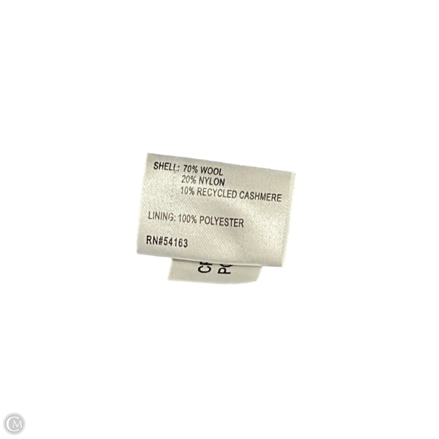 Coat Peacoat By Calvin Klein In Blue, Size: S