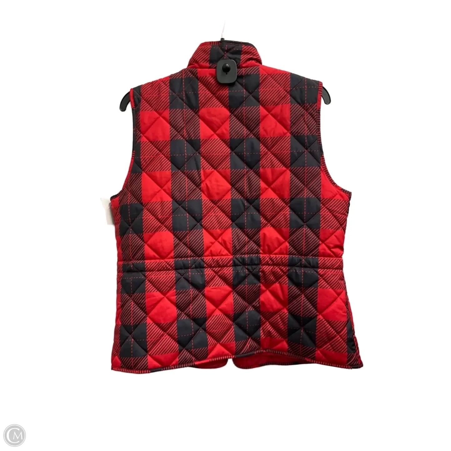 Vest Puffer & Quilted By St Johns Bay In Checkered Pattern, Size: L