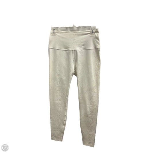 Athletic Leggings By Beyond Yoga In White, Size: M