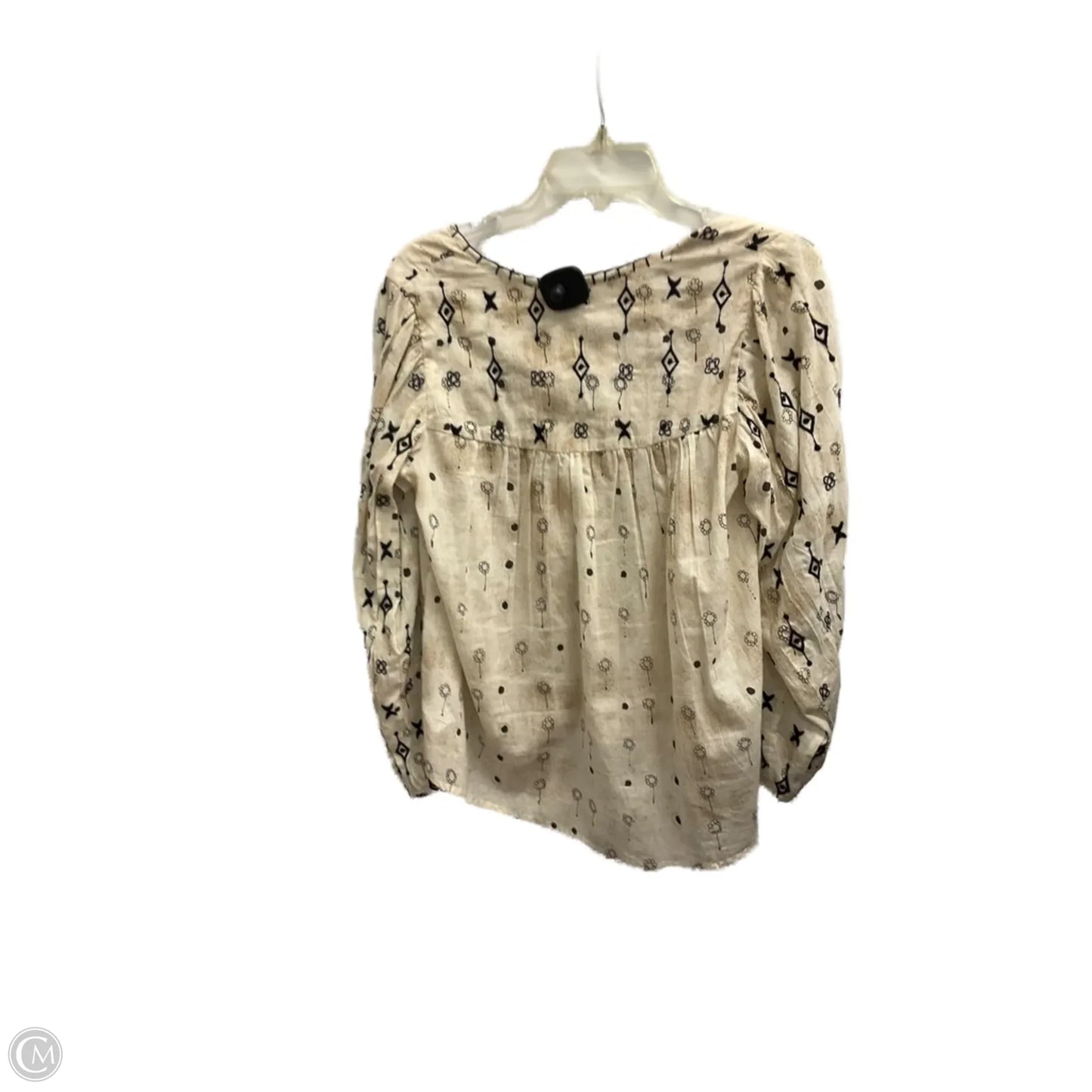 Top Long Sleeve By Rachel Zoe In Floral Print, Size: Xs