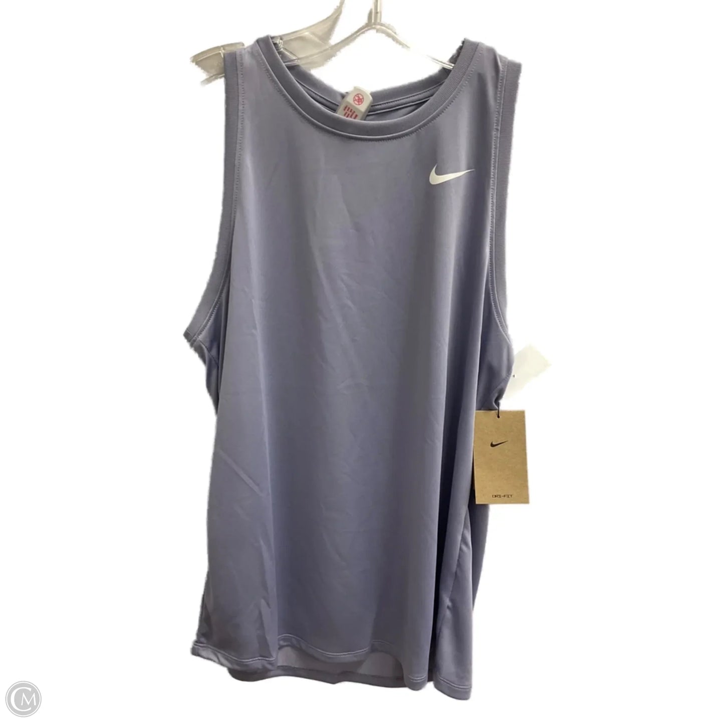 Athletic Tank Top By Nike In Blue, Size: M