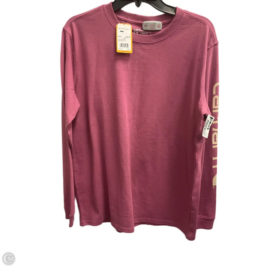 Top Long Sleeve By Carhartt In Purple, Size: M