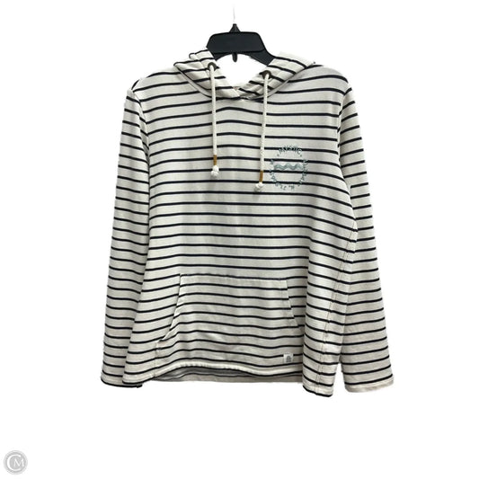 Sweatshirt Hoodie By Fatface In Striped Pattern, Size: S