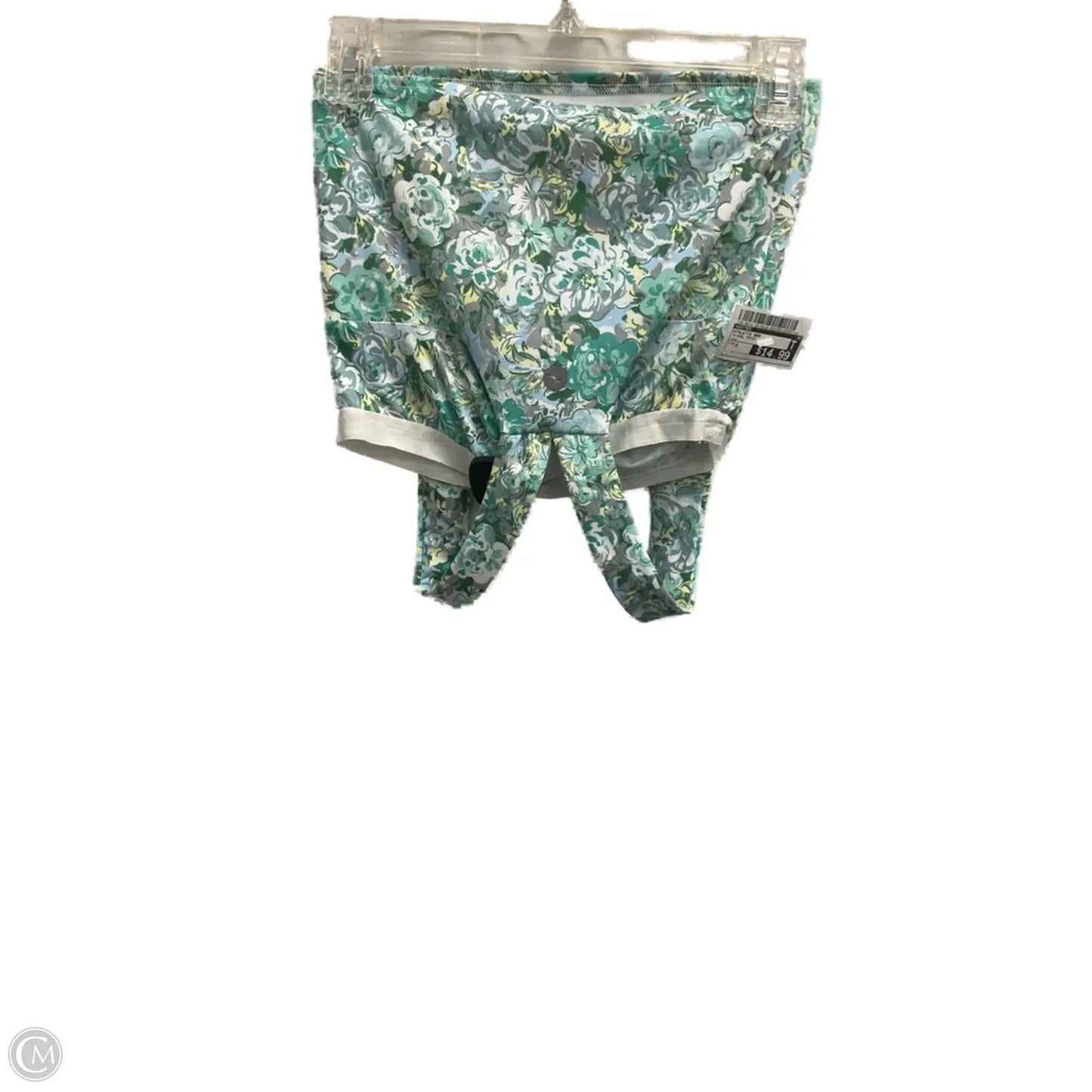 Athletic Bra By Gottex In Floral Print, Size: S