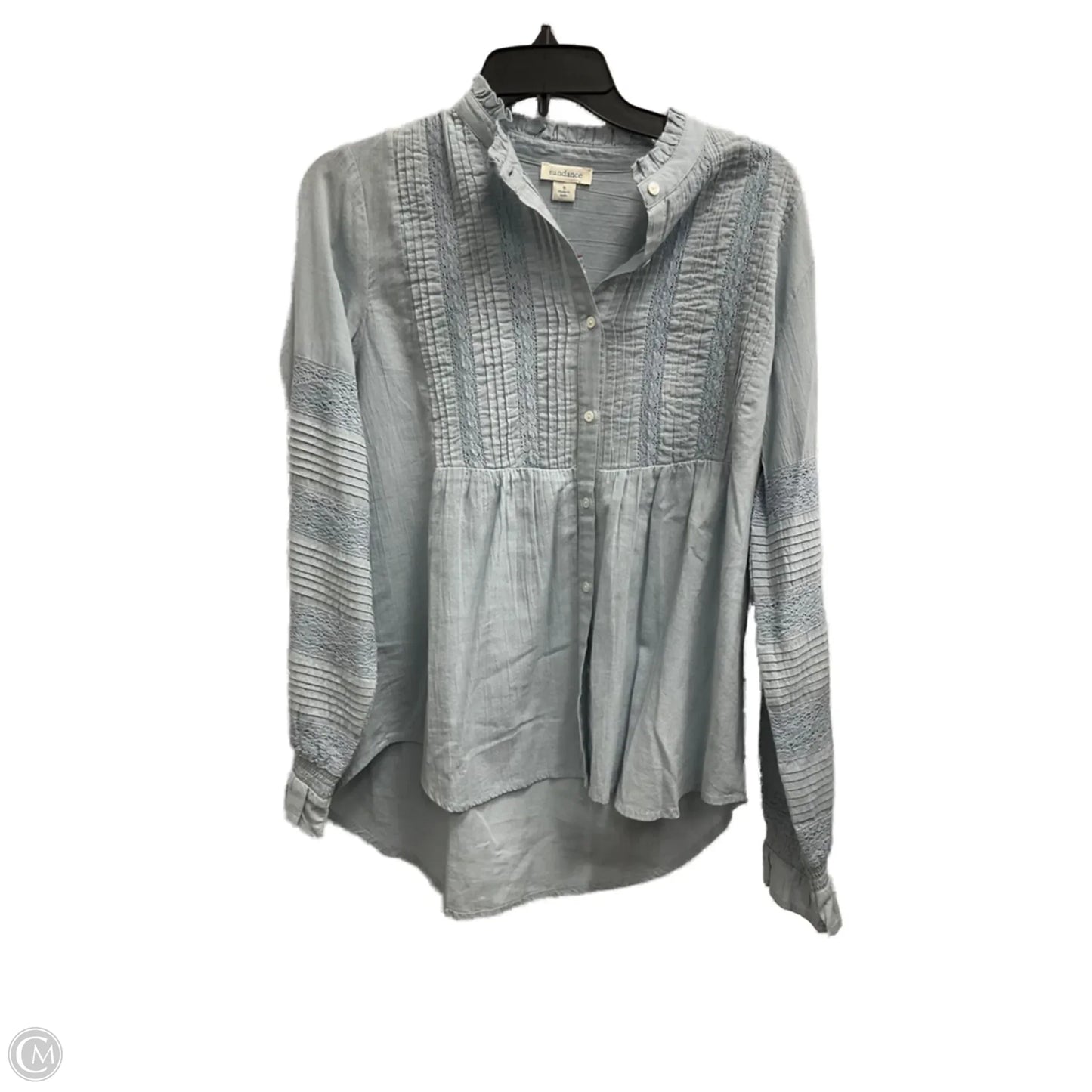 Top Long Sleeve By Sundance In Blue, Size: S