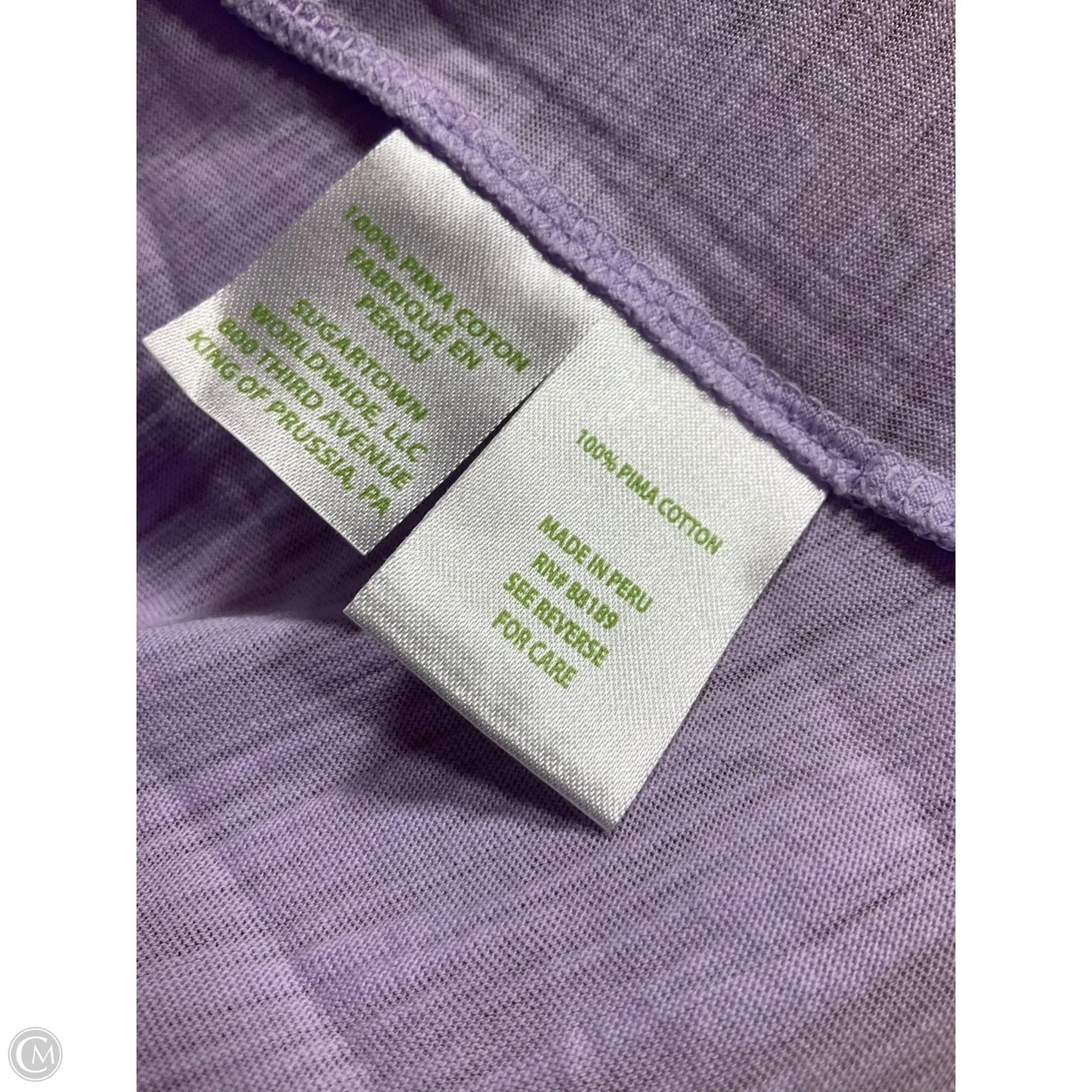 Top Long Sleeve Designer By Lilly Pulitzer In Purple, Size: Xl