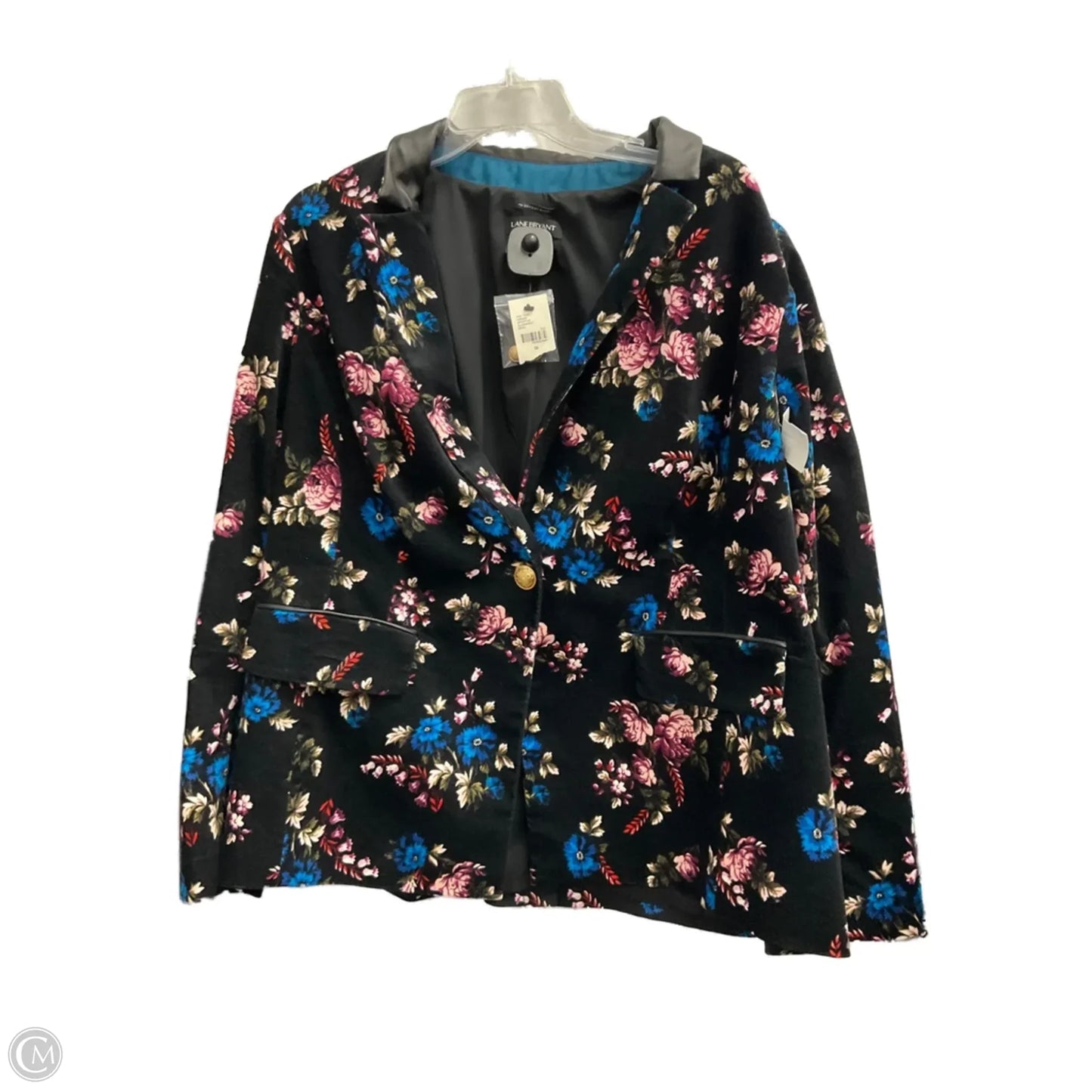 Blazer By Lane Bryant In Floral Print, Size: 1x