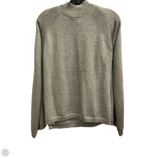 Sweater By Chicos In Grey, Size: L