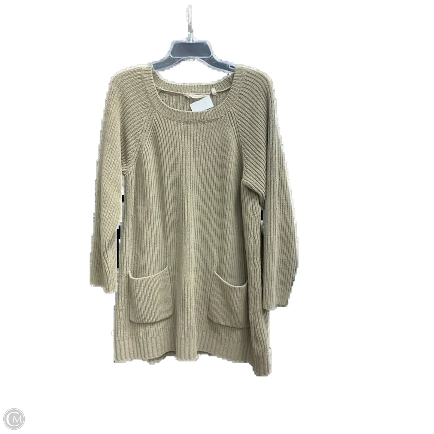 Sweater By Soft Surroundings In Tan, Size: M