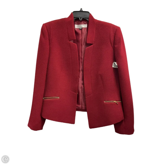 Blazer By Tahari In Red, Size: Lp