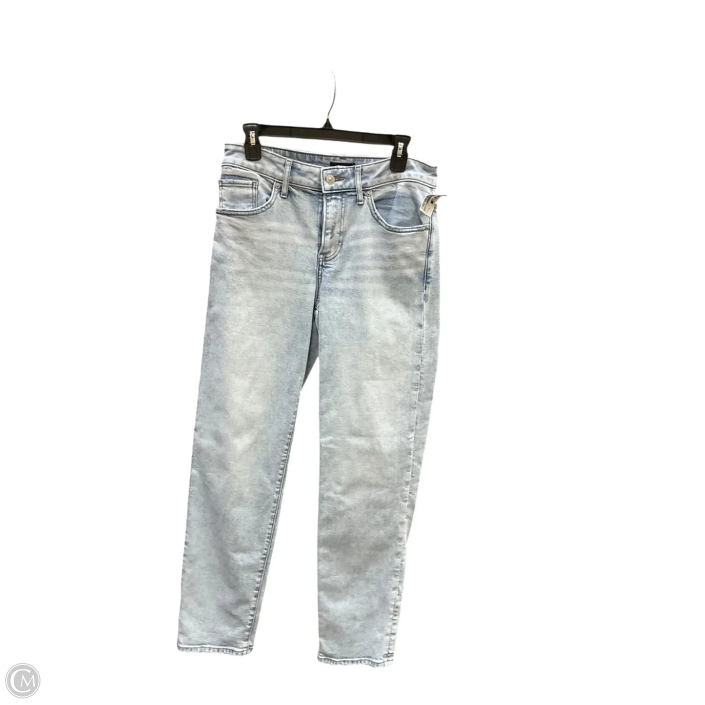 Jeans Straight By Express In Blue Denim, Size: 4l