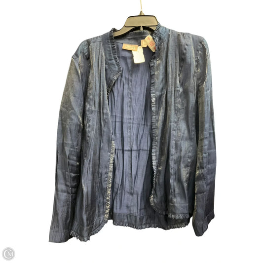 Jacket Other By Chicos In Navy, Size: Xl