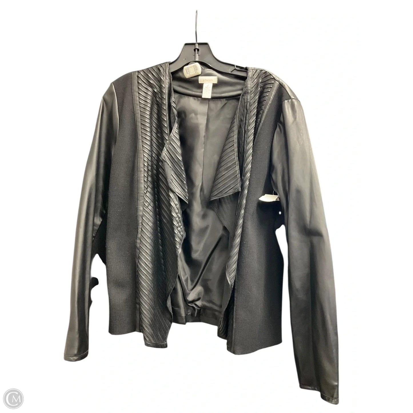 Jacket Other By Chicos In Black, Size: L